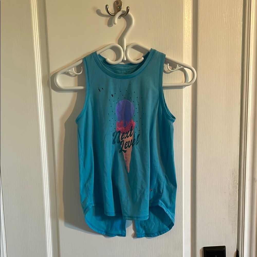 Next Level Apparel Blue Tank Top Relaxed Fit